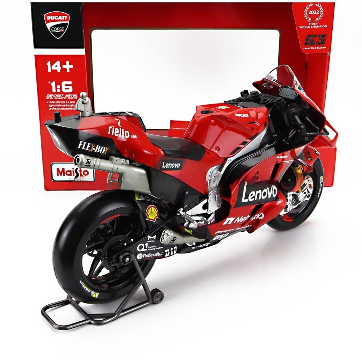 1: 6 Scale Ducati MotoGP Diecast Model Motorcycle