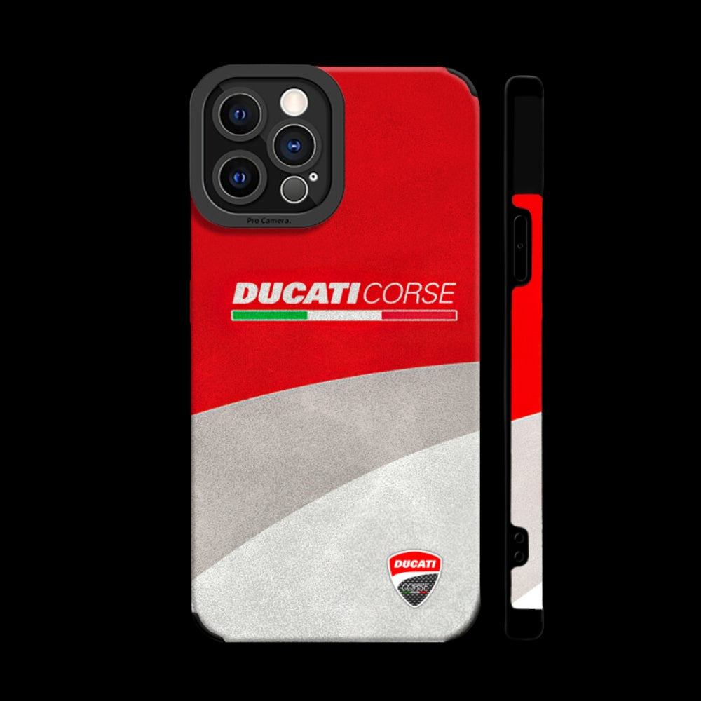 Étui de téléphone en cuir Ducati Suede