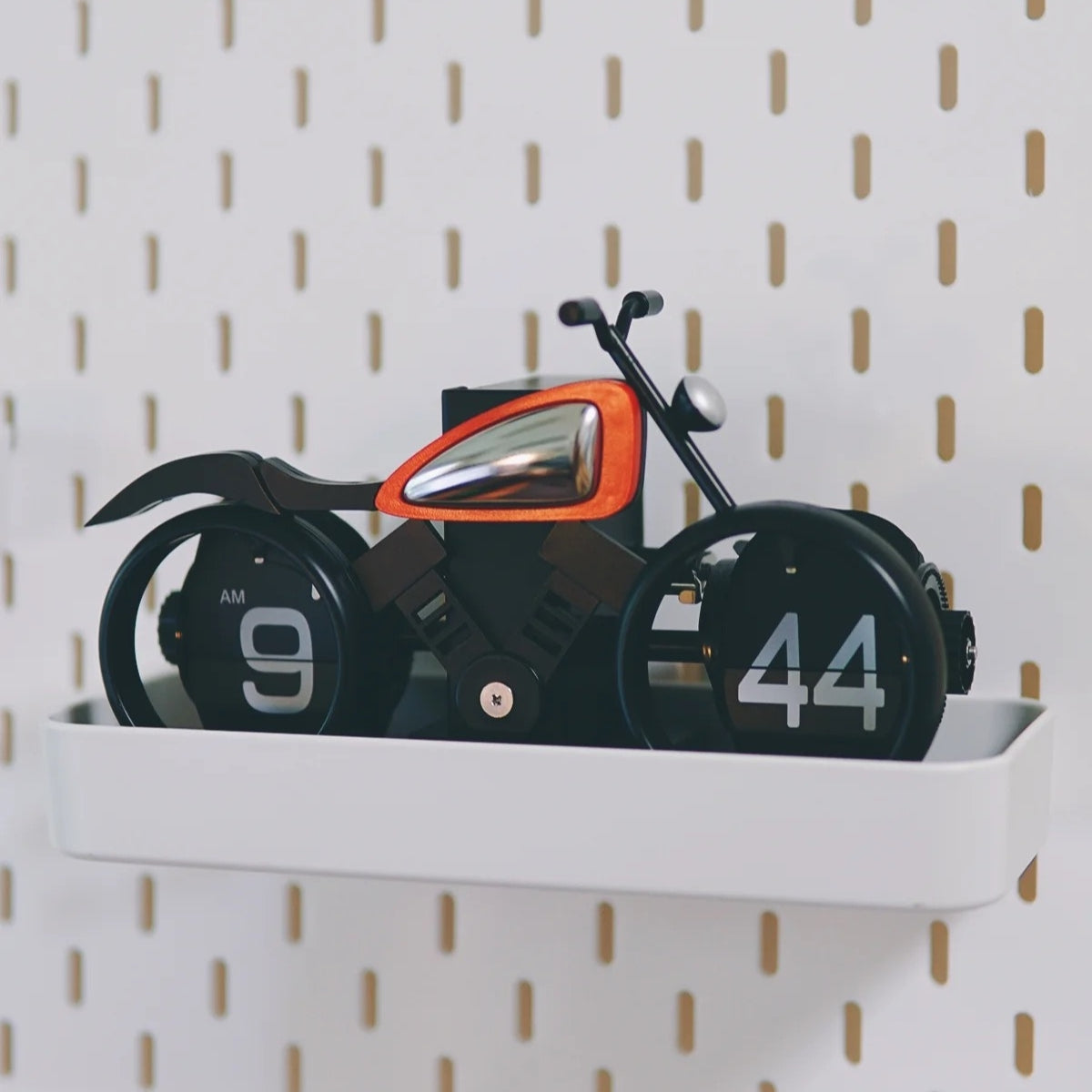 Motorcycle Flip Clock - Horloge de bureau rétro pour les cyclistes et les collectionneurs