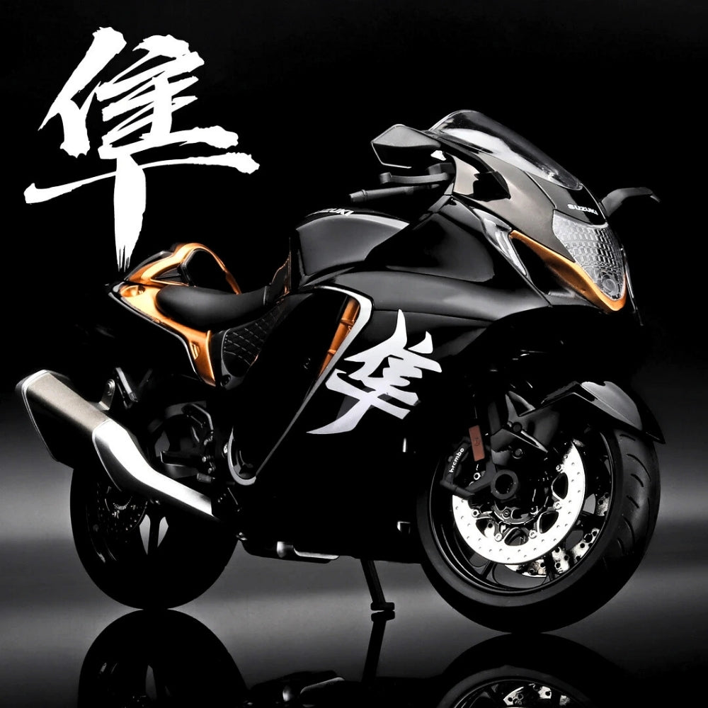 1:9 Scale Suzuki Hayabusa Diecast Model Motorcycle